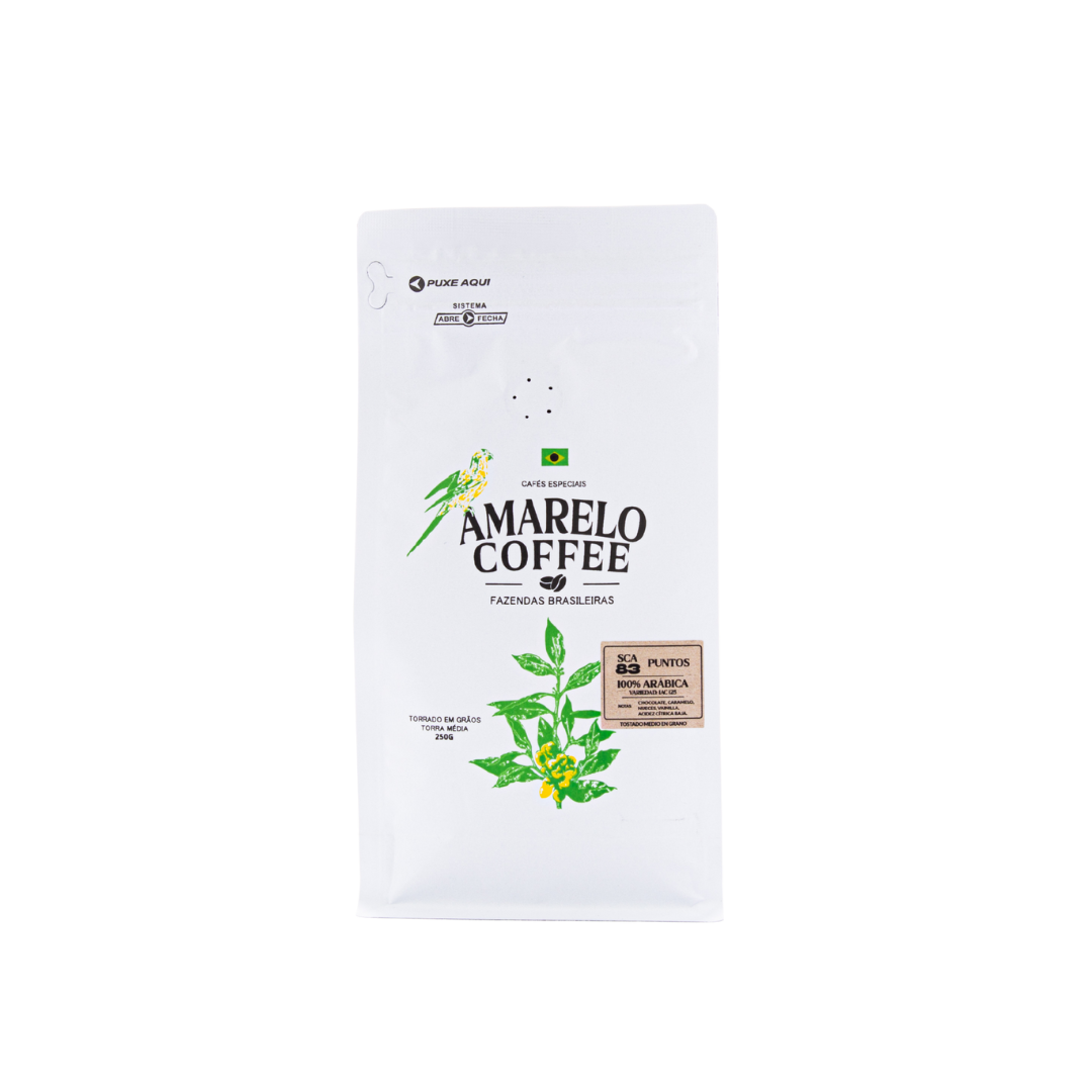 Amarelo Coffee IAC 125 / 250 gramos (grano)