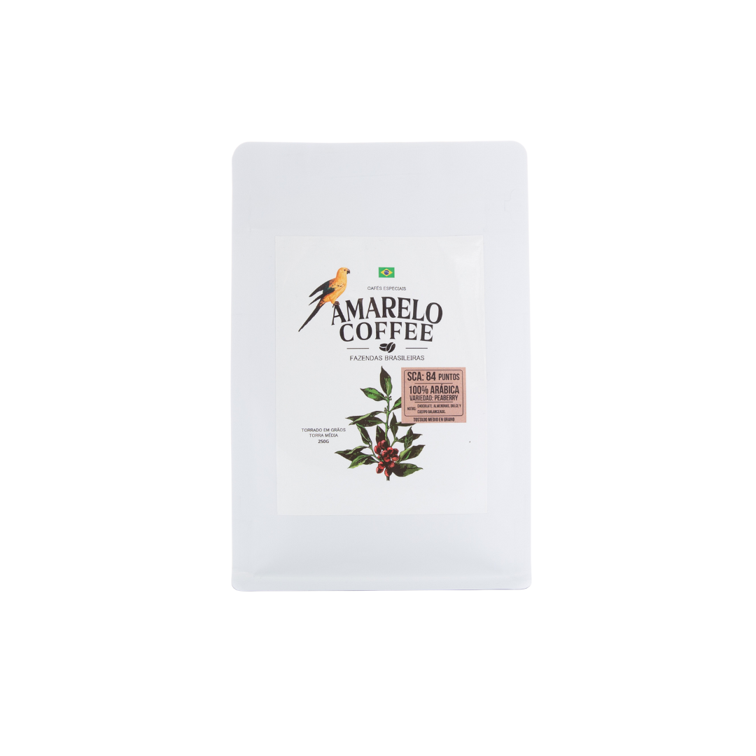Amarelo Coffee Peaberry / 250 gramos (grano)