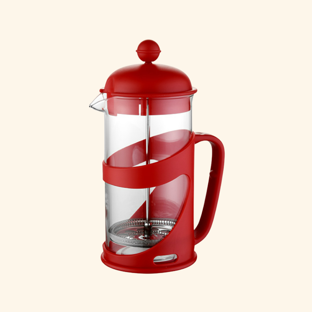 Cafetera Francesa 600ml - color rojo