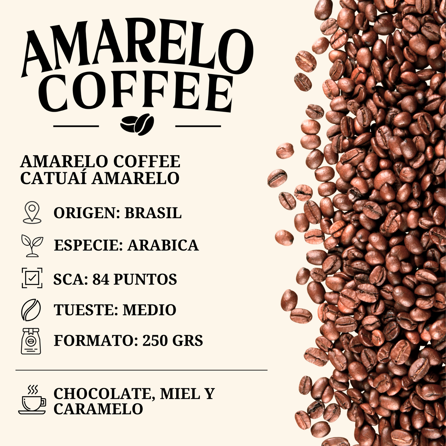 Amarelo Coffee Catuaí Amarelo / 250 gramos (grano)
