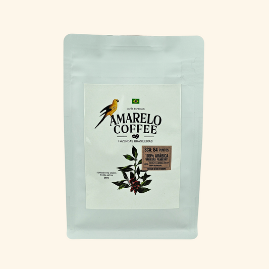 Amarelo Coffee Peaberry / 250 gramos (grano)